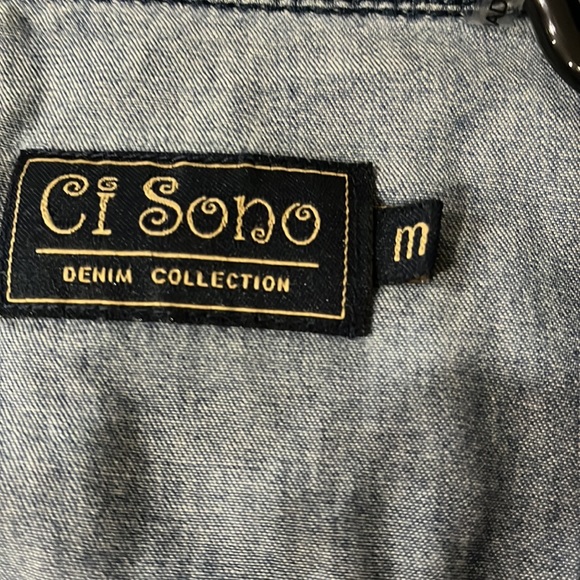 Ci Sono collection denim dress size medium - Picture 2 of 4